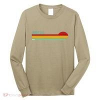 Juneau Alaska Retro Sunset Long Sleeve Shirt thumb 0