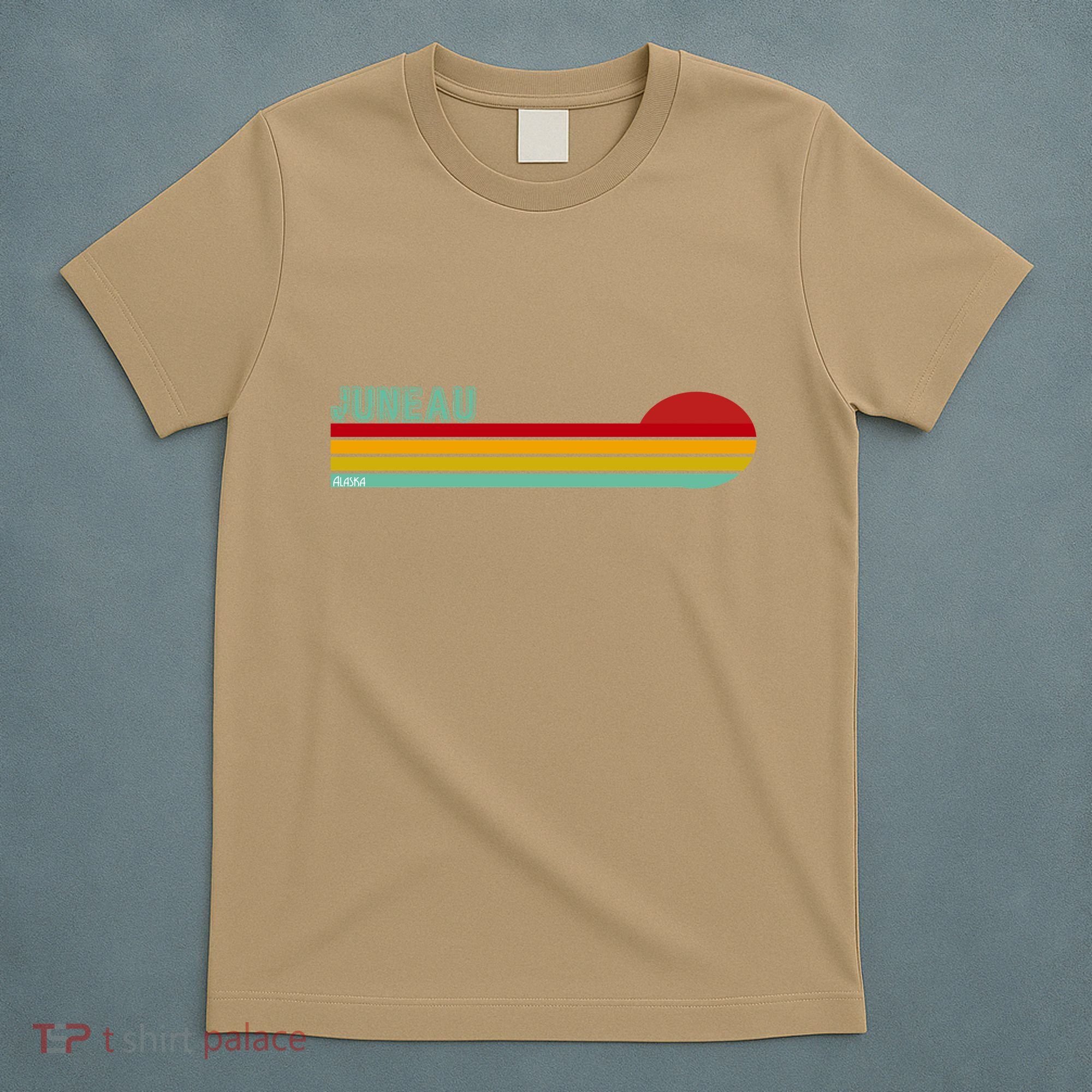 Juneau Alaska Retro Sunset T-Shirt
