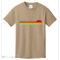 Juneau Alaska Retro Sunset Kids T-Shirt thumb 0