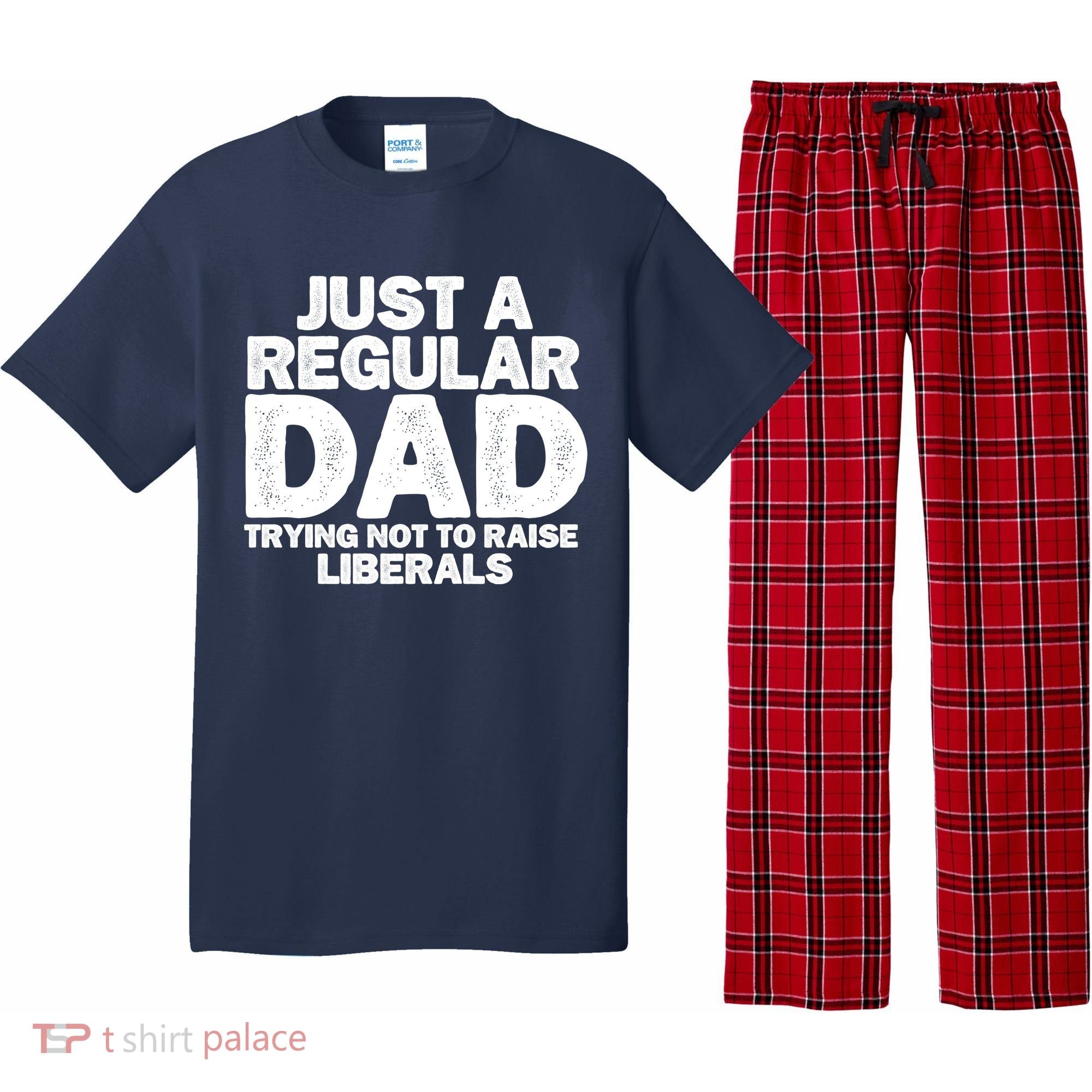 Just A Regular Dad Trying Not To Raise Liberals Pajama Set