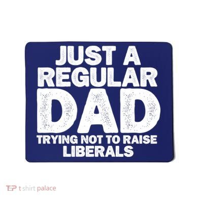 Just A Regular Dad Trying Not To Raise Liberals Mousepad