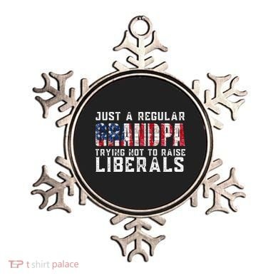 Just A Regular Grandpa Trying Not To Raise Liberals Ornament