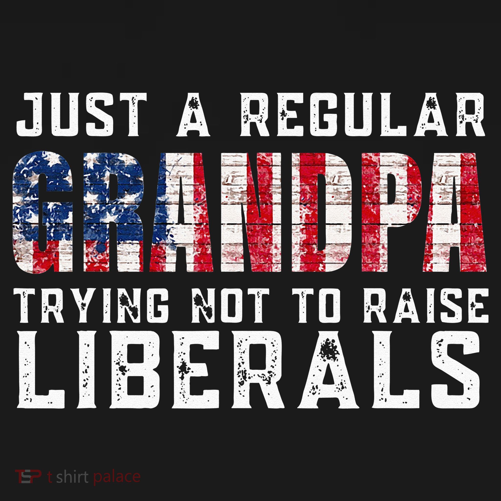 Just A Regular Grandpa Trying Not To Raise Liberals Ornament
