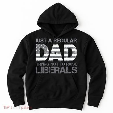 Just A Regular Dad Trying Not To Raise Liberals Father's Day Hoodie