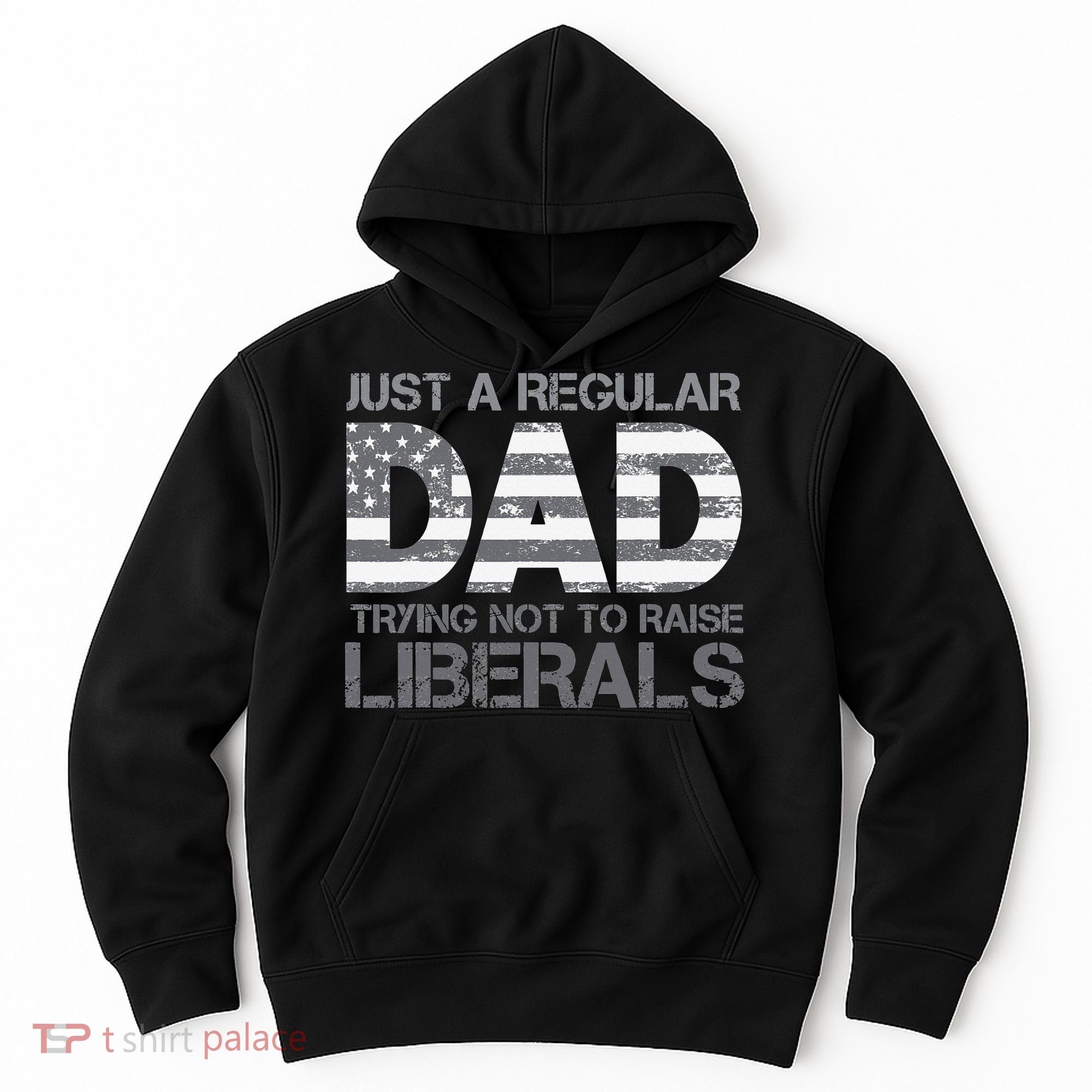 Just A Regular Dad Trying Not To Raise Liberals Father's Day Hoodie
