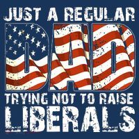 Just A Regular Dad Trying Not To Raise Liberals 4th July Son Mousepad thumb 1