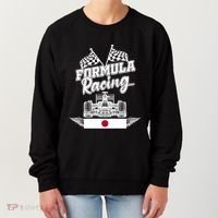 Japanese Auto Race Japan Flag Formula Racing Car Blueprint Great Gift Women's Sweatshirt thumb 0
