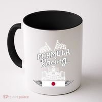 Japanese Auto Race Japan Flag Formula Racing Car Blueprint Great Gift Coffee Mug thumb 0