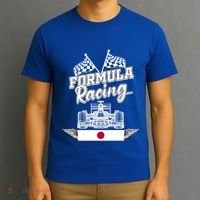 Japanese Auto Race Japan Flag Formula Racing Car Blueprint Great Gift T-Shirt thumb 3