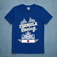 Japanese Auto Race Japan Flag Formula Racing Car Blueprint Great Gift T-Shirt thumb 5