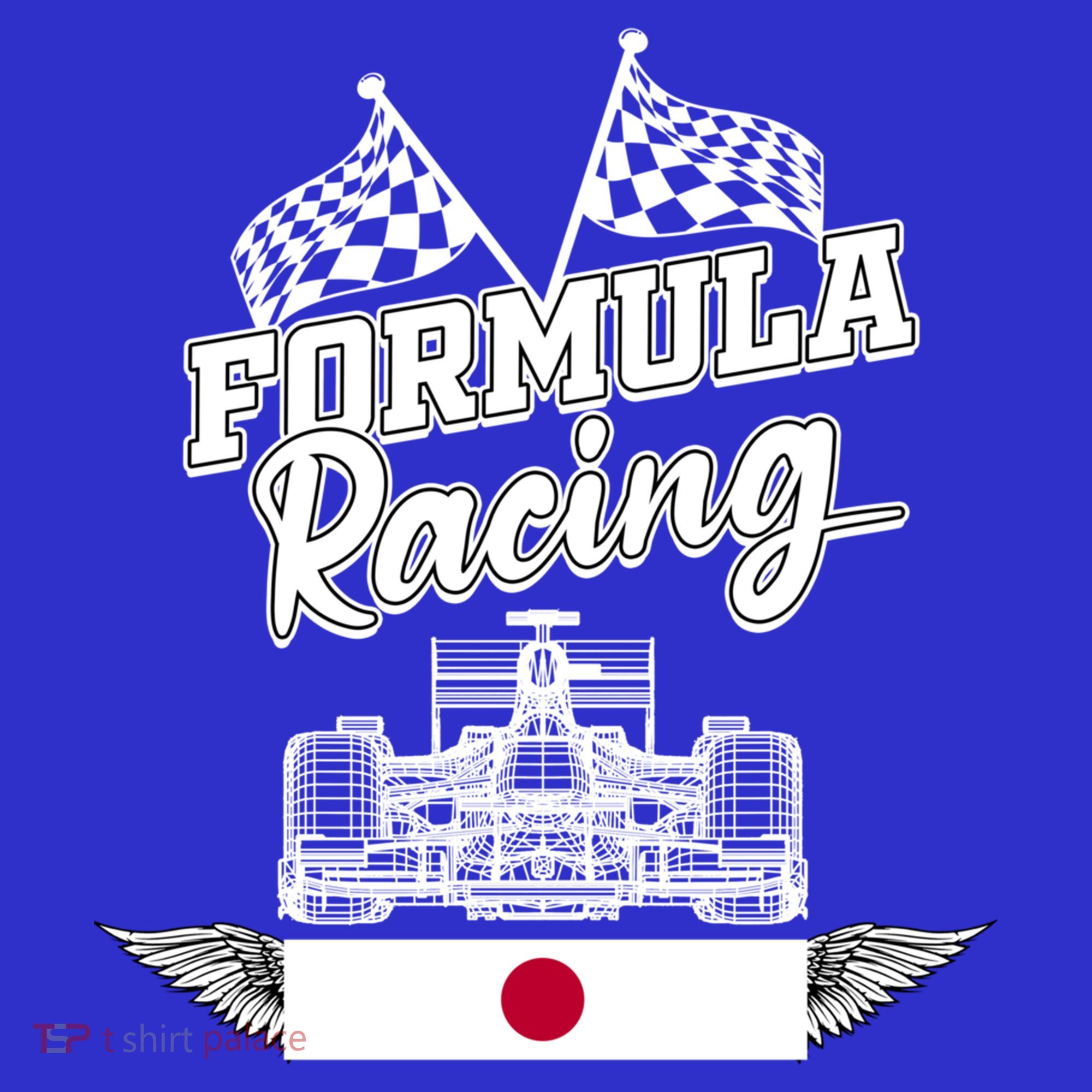 Japanese Auto Race Japan Flag Formula Racing Car Blueprint Great Gift Tank Top