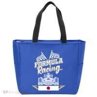 Japanese Auto Race Japan Flag Formula Racing Car Blueprint Great Gift Tote Bag thumb 0