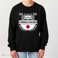Japanese Auto Race Japan Flag Formula Racing Car Blueprint Gift Women's Sweatshirt thumb 0
