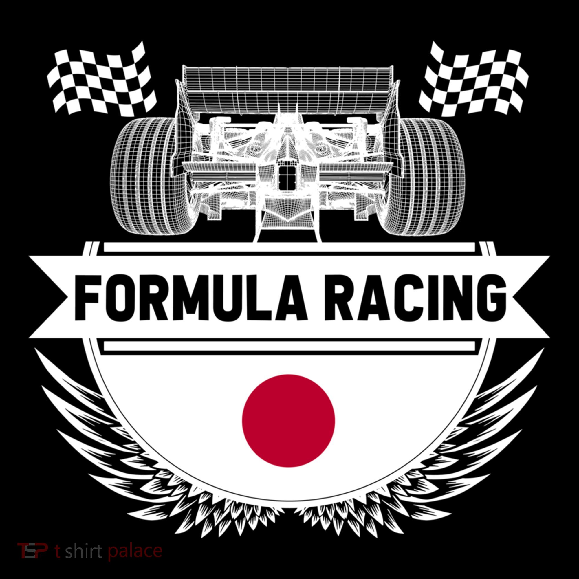 Japanese Auto Race Japan Flag Formula Racing Car Blueprint Gift Coffee Mug