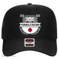 Japanese Auto Race Japan Flag Formula Racing Car Blueprint Gift Hat thumb 0