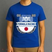 Japanese Auto Race Japan Flag Formula Racing Car Blueprint Gift T-Shirt thumb 3