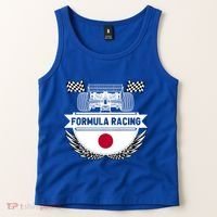 Japanese Auto Race Japan Flag Formula Racing Car Blueprint Gift Tank Top thumb 2