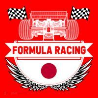 Japanese Auto Race Japan Flag Formula Racing Car Blueprint Gift Santa Hat thumb 1