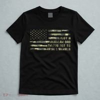 Just A Regular Dad Trying Not To Raise Liberals Camouflage T-Shirt thumb 5