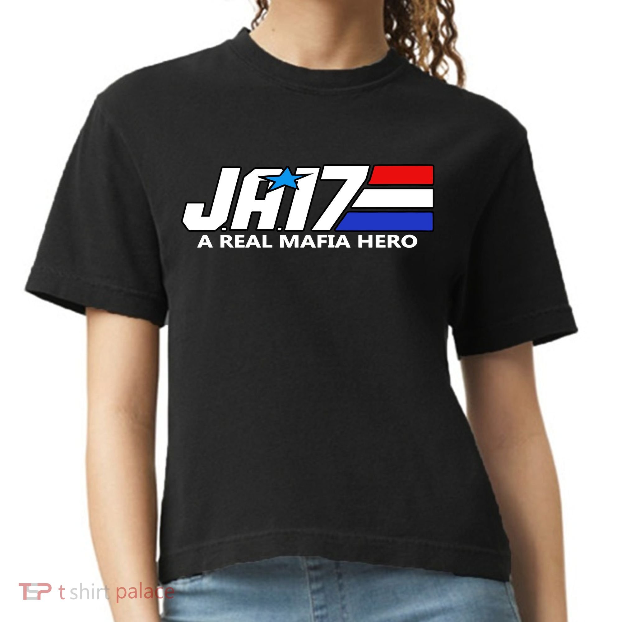 Ja17 A Real Mafia Hero Comfort Colors Boxy T-Shirt
