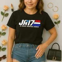 Ja17 A Real Mafia Hero Comfort Colors Boxy T-Shirt thumb 2