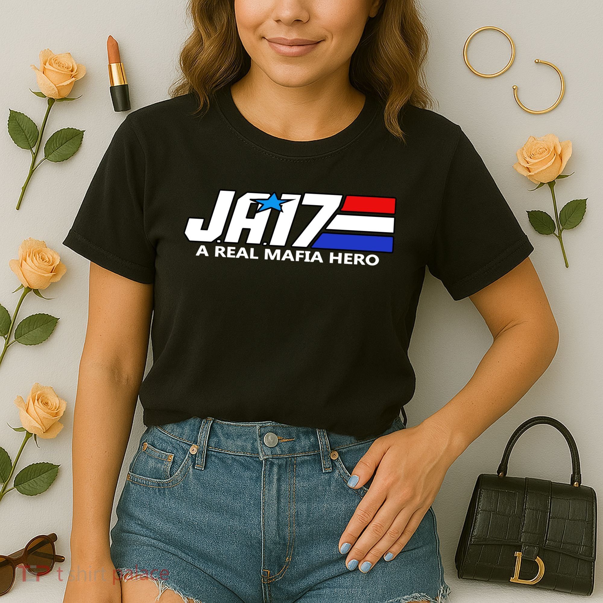 Ja17 A Real Mafia Hero Comfort Colors Boxy T-Shirt