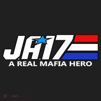 Ja17 A Real Mafia Hero Ladies Heavyweight Boxy Pullover Hoodie thumb 2