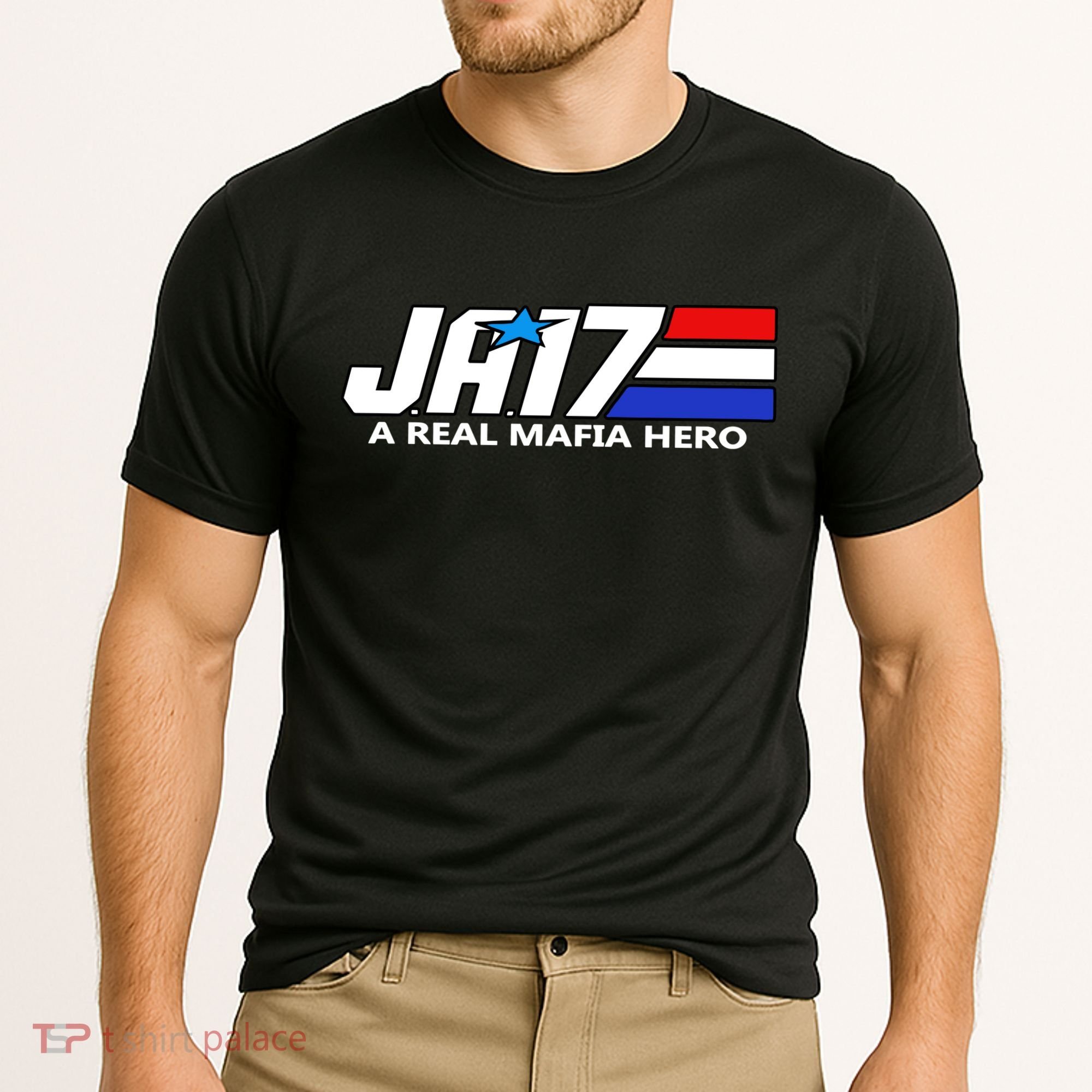 Ja17 A Real Mafia Hero Cooling Performance Crew T-Shirt