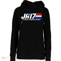 Ja17 A Real Mafia Hero Womens Funnel Neck Pullover Hood thumb 0