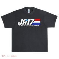 Ja17 A Real Mafia Hero Urban Oversized Heavyweight T-Shirt thumb 0