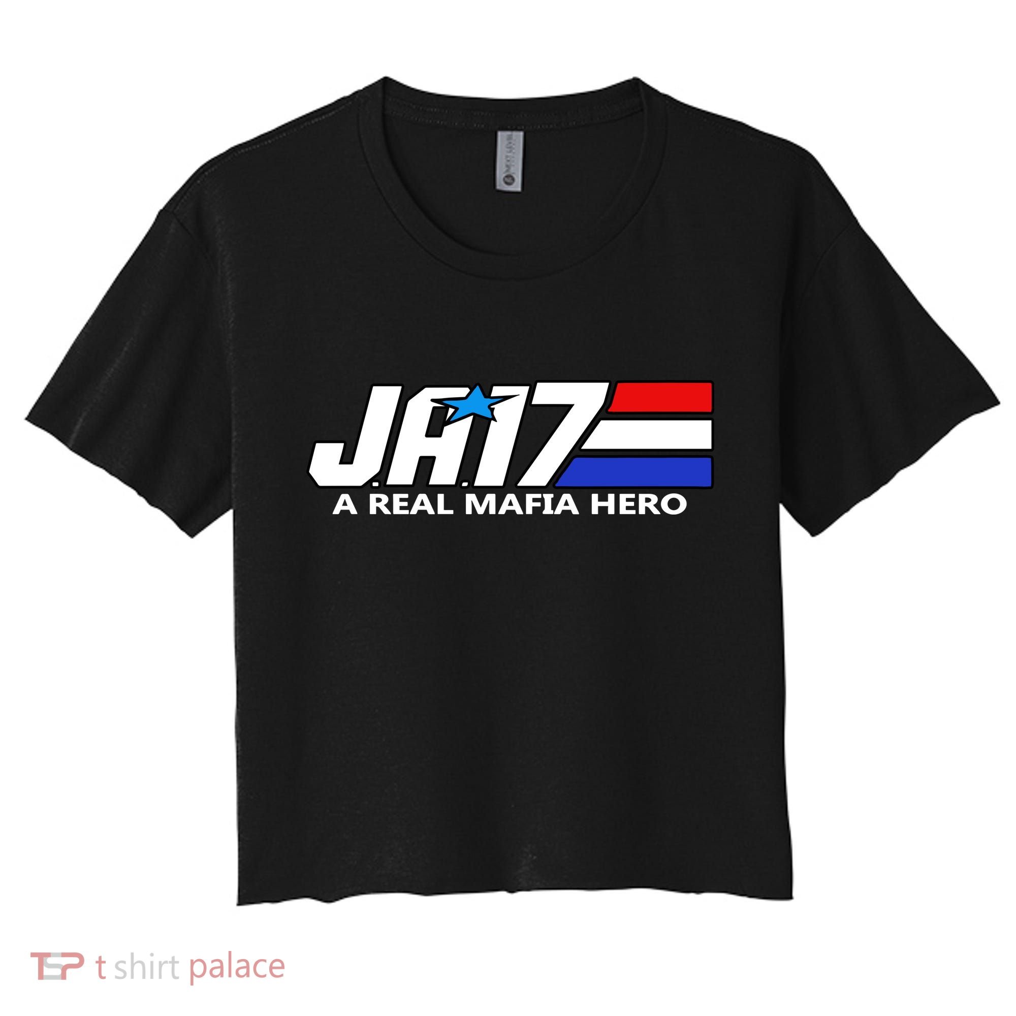 Ja17 A Real Mafia Hero Women's Crop Top Tee