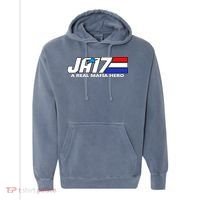 Ja17 A Real Mafia Hero Comfort Colors Garment-Dyed Hooded Sweatshirt thumb 0