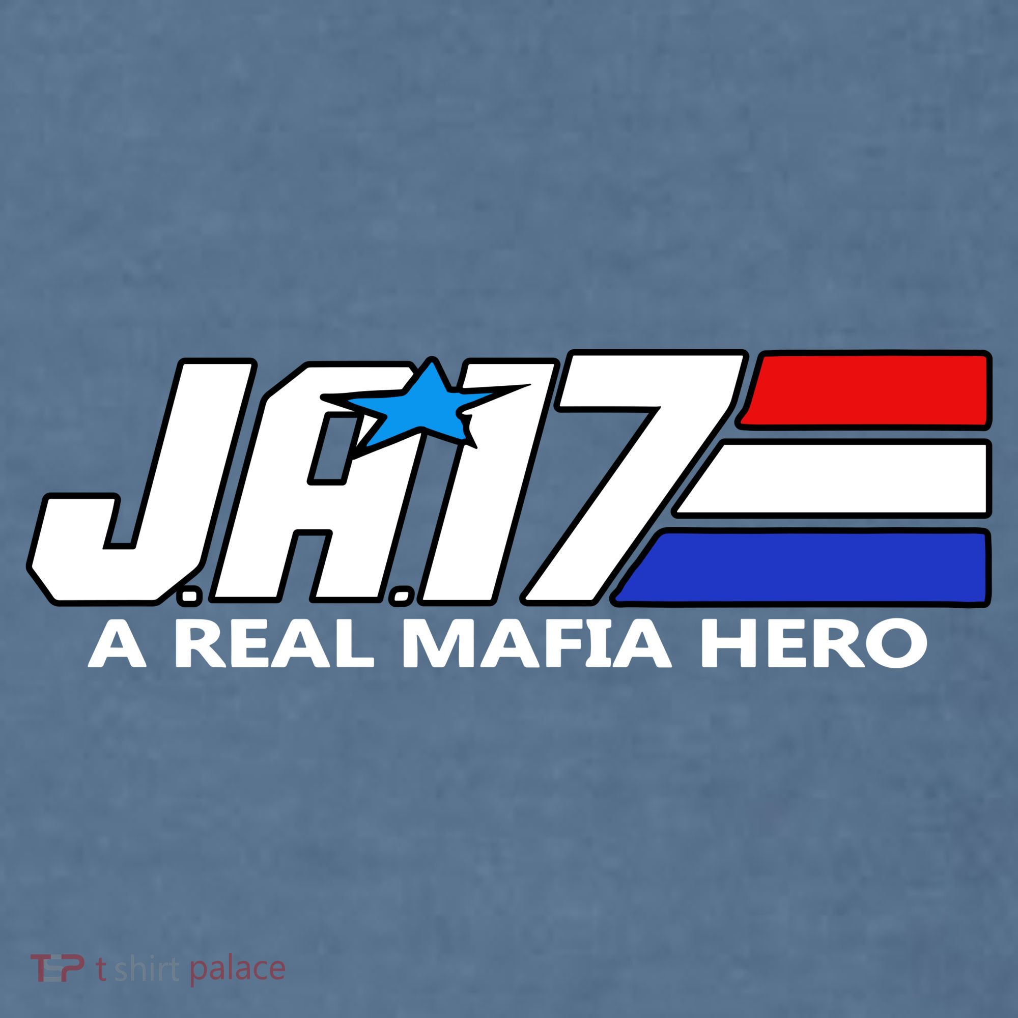 Ja17 A Real Mafia Hero Comfort Colors Garment-Dyed Hooded Sweatshirt