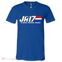 Ja17 A Real Mafia Hero V-Neck T-Shirt thumb 0