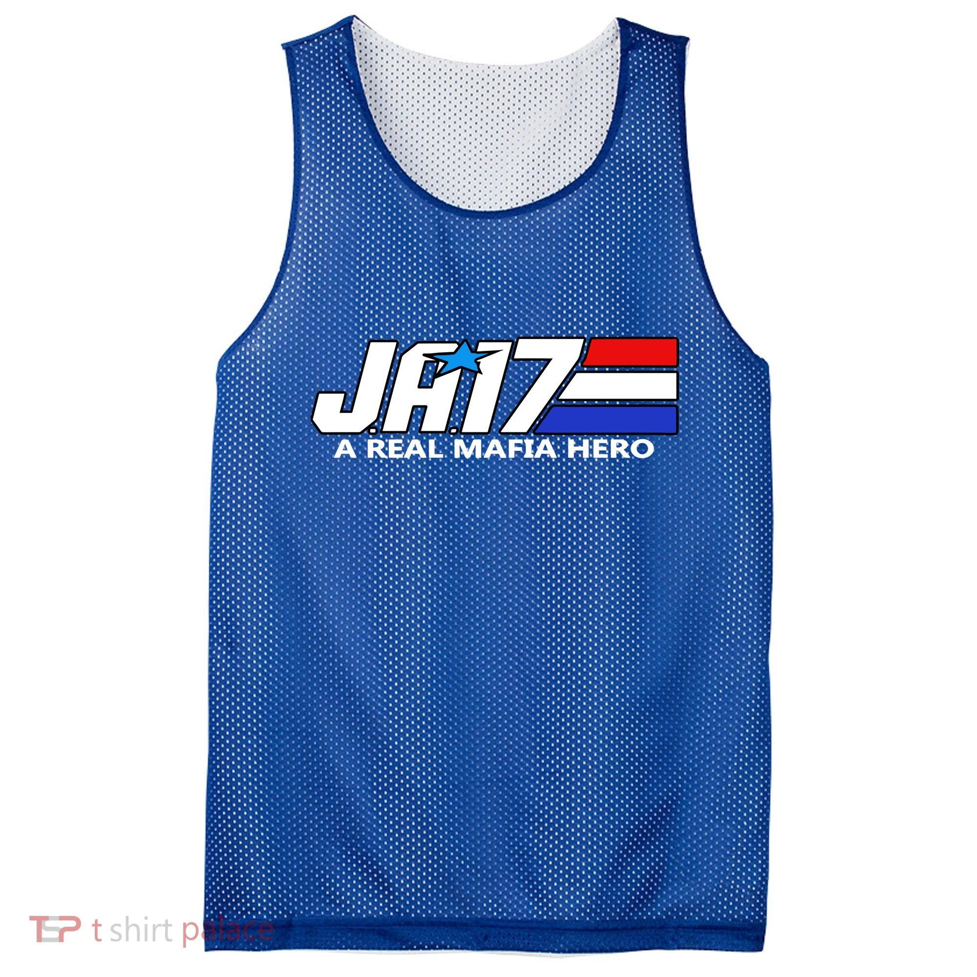 Ja17 A Real Mafia Hero Mesh Reversible Basketball Jersey Tank