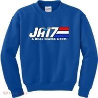 Ja17 A Real Mafia Hero Kids Sweatshirt thumb 0