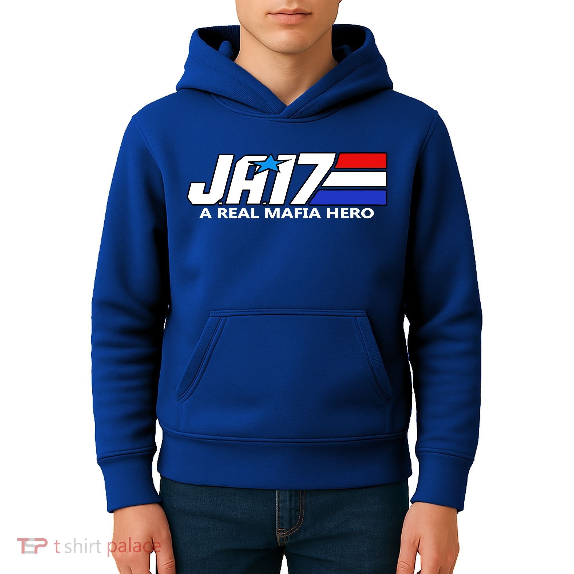 Ja17 A Real Mafia Hero Kids Hoodie
