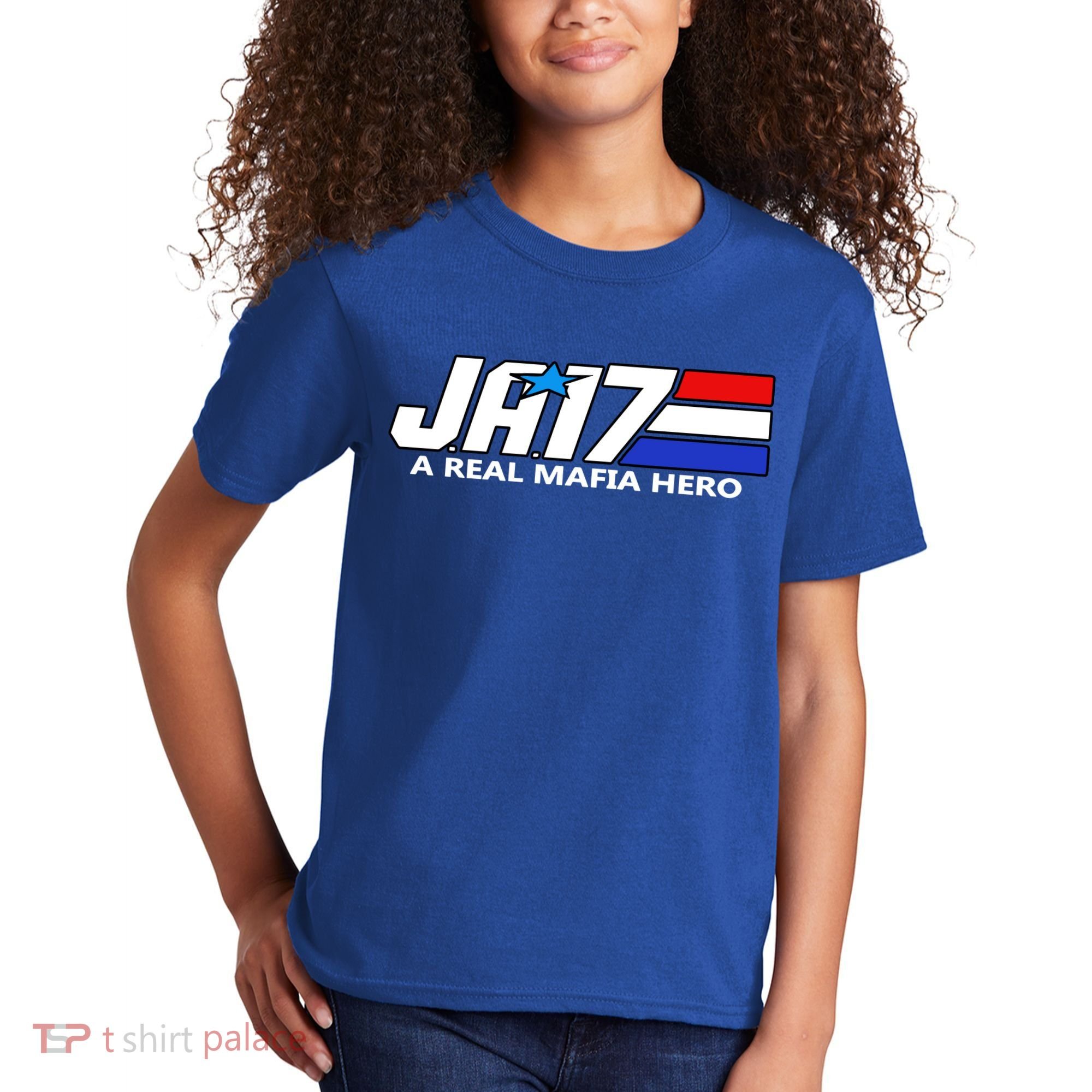 Ja17 A Real Mafia Hero Kids T-Shirt