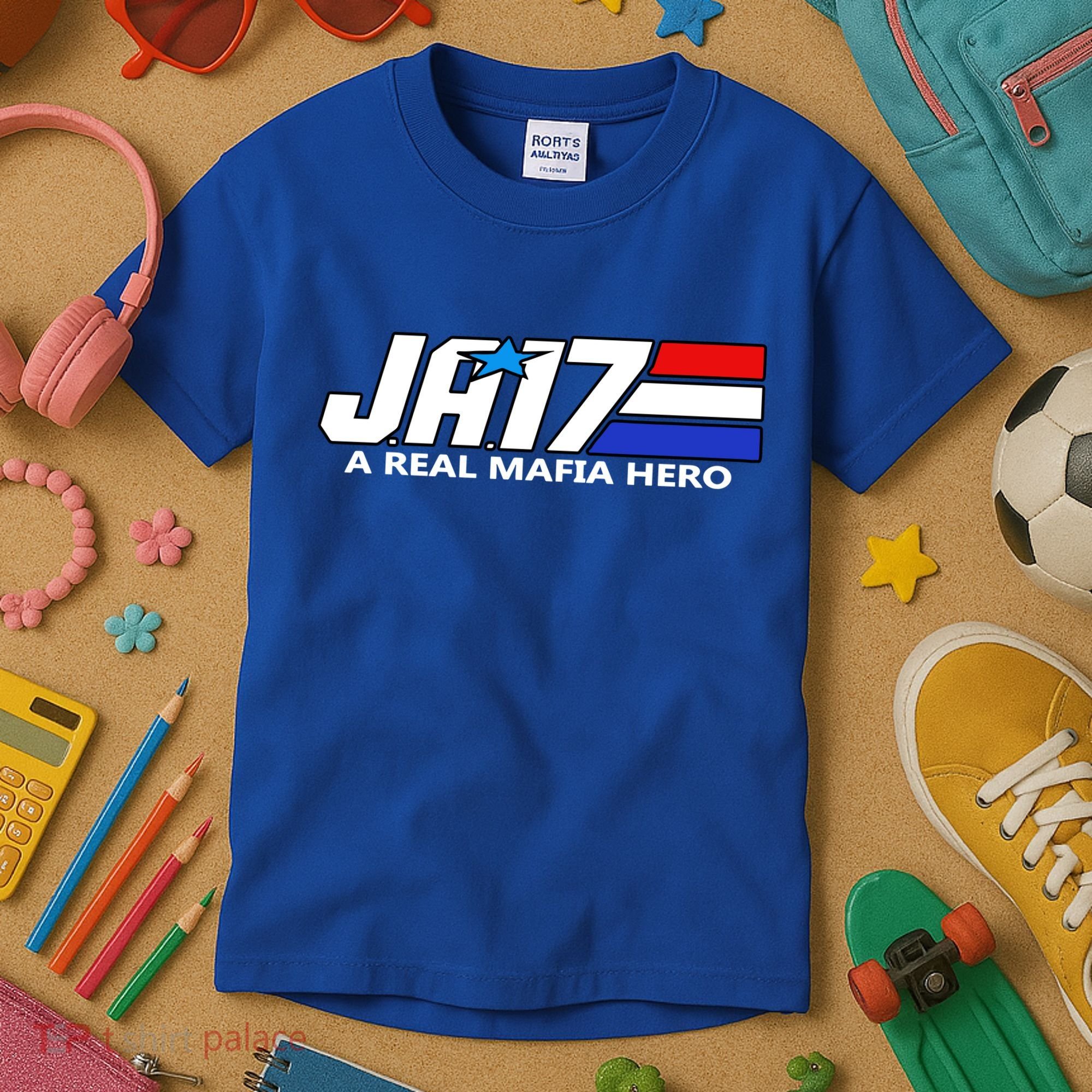 Ja17 A Real Mafia Hero Kids T-Shirt