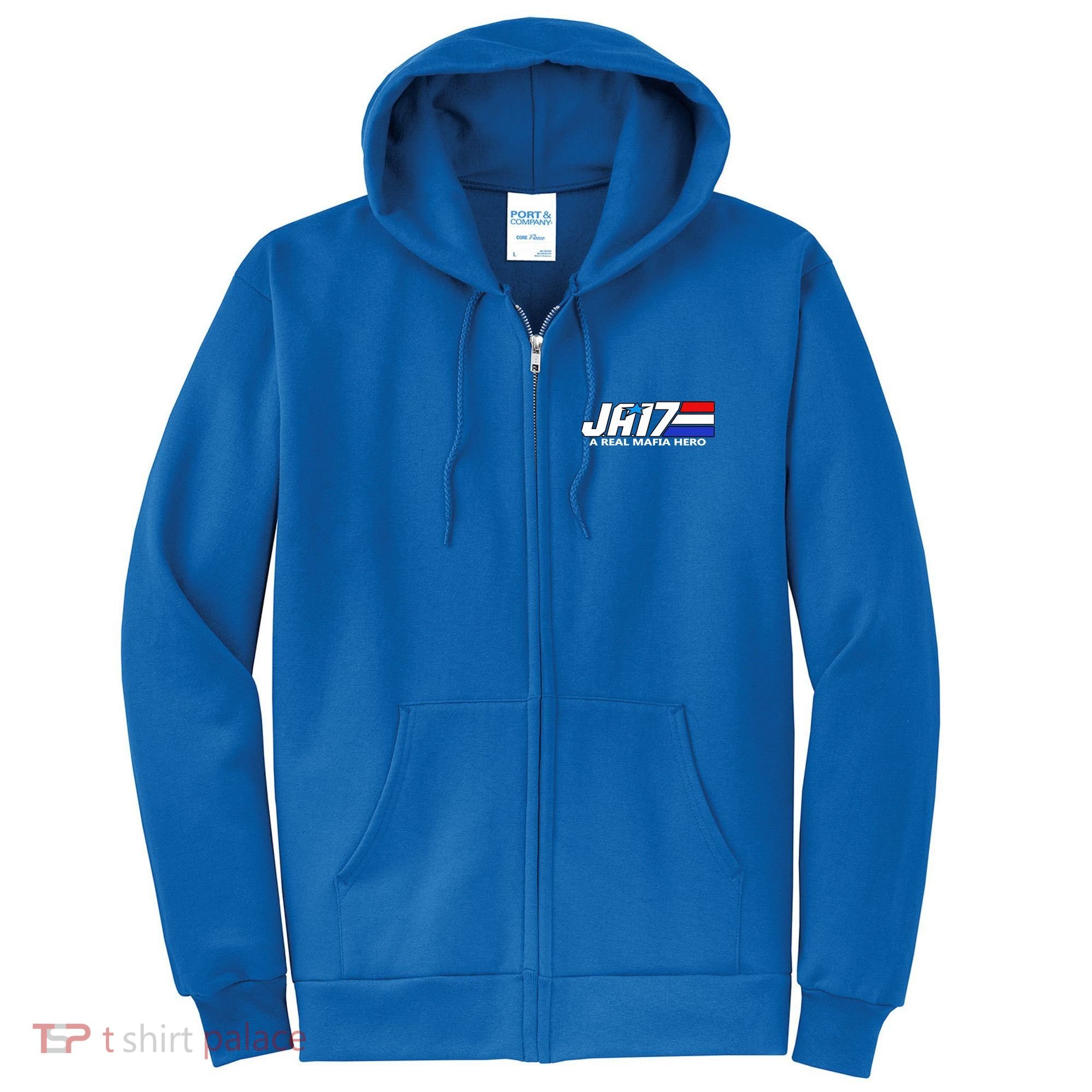 Ja17 A Real Mafia Hero Full Zip Hoodie