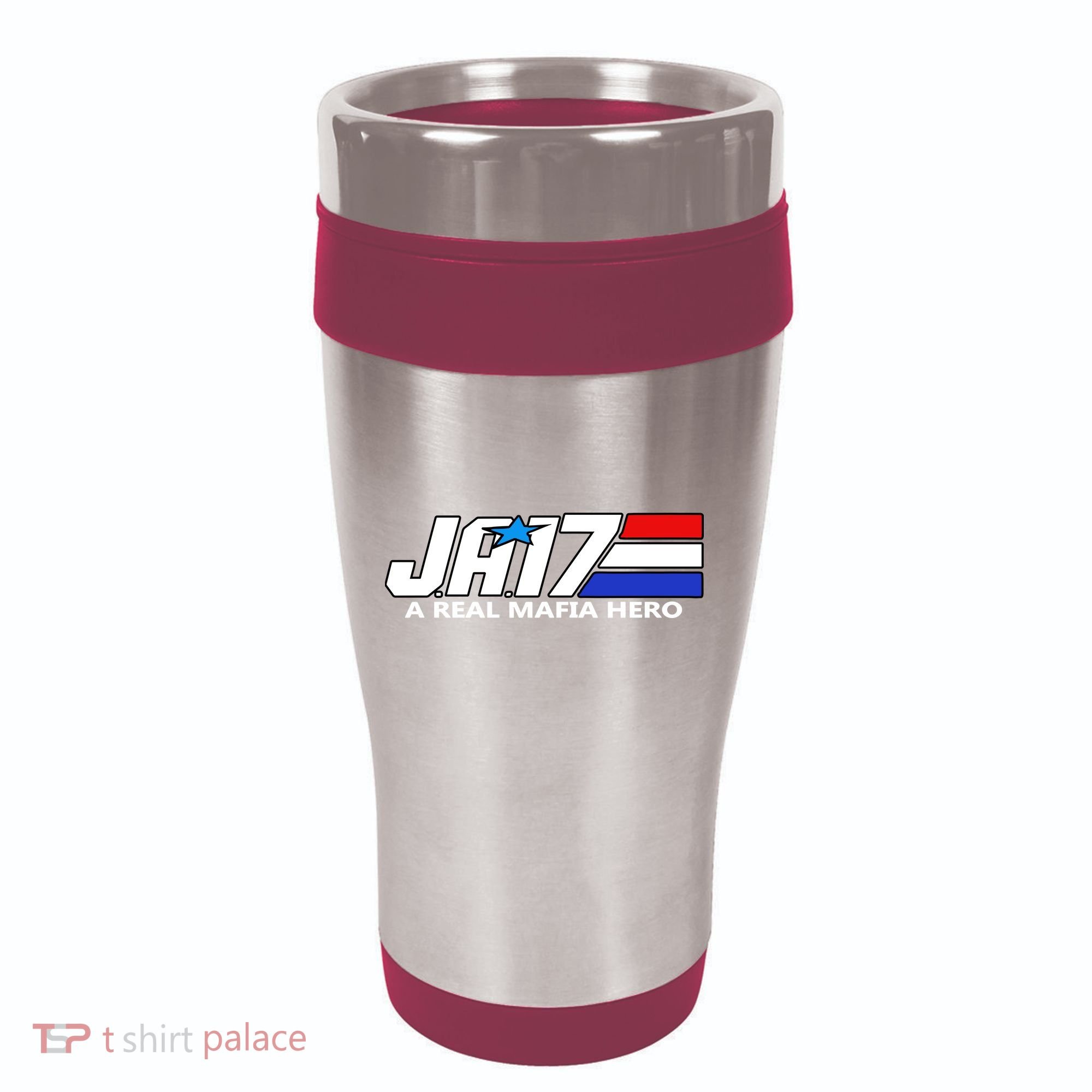 Ja17 A Real Mafia Hero 16oz Travel Tumbler