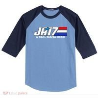 Ja17 A Real Mafia Hero Raglan Baseball Sleeve Shirt thumb 0