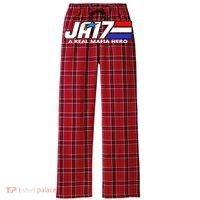 Ja17 A Real Mafia Hero Women's Flannel Plaid Pajama Pants thumb 0