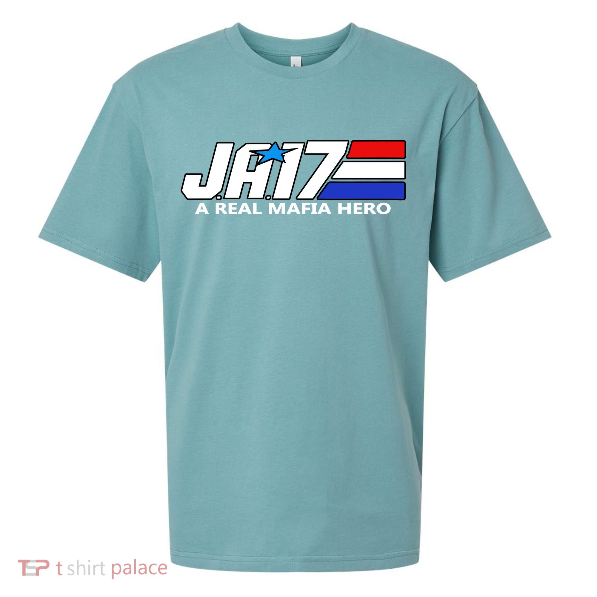 Ja17 A Real Mafia Hero Sueded Cloud Jersey T-Shirt