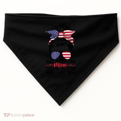 Just A Regular Mom Trying Not To Raise Liberals USA-Made Doggie Bandana