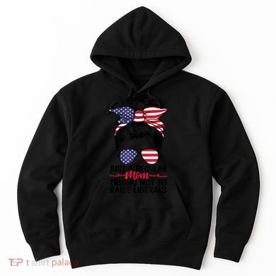Just A Regular Mom Trying Not To Raise Liberals Hoodie