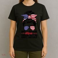 Just A Regular Mom Trying Not To Raise Liberals T-Shirt thumb 4