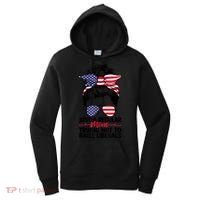 Just A Regular Mom Trying Not To Raise Liberals Women's Hoodie thumb 0