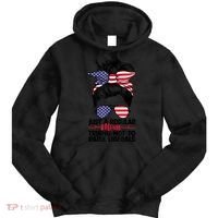 Just A Regular Mom Trying Not To Raise Liberals Tie Dye Hoodie thumb 0