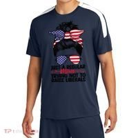Just A Regular Mom Trying Not To Raise Liberals Sport-Tek Competitor United Soccer Jersey thumb 0